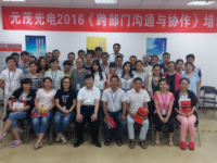 李声华老师9月3日为武汉元茂光电科技讲授《跨部门沟通与协助》课程