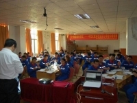 李声华老师12月16日为惠州石油站讲授《打造高绩效团队》