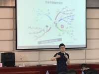 马强老师为湖北汽车工业学校讲授《思维导图在职场中的运营》