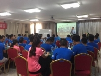 杨楠老师8月2日为济南某公司讲授《高效沟通之和谐有道》课程
