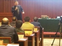 阎金岱老师在10月31日在贵阳市讲授《目标绩效管理与绩效考核》课程圆满结束！